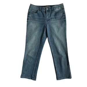 Nine West Vintage Boho Denim Jeans Straight Leg Classic SZ 8 / 29